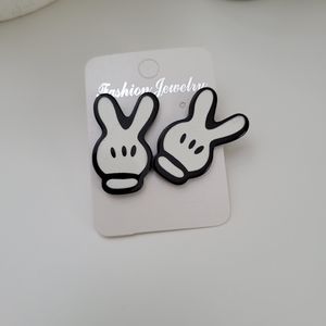 acrylic earrings for women or girls with hands  design